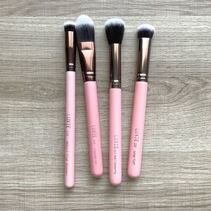Bundle of 4 Luxie Makeup Brushes